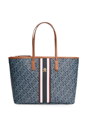 Tommy Hilfiger TH Monoplay-signature tote bag - Blue