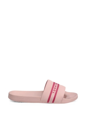 Tommy Hilfiger logo-tape sliders - Pink