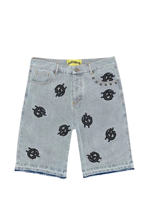 GODSPEED Infinity logo-patch shorts - Blue