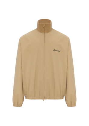 FEAR OF GOD ESSENTIALS Signature logo-embroidered jacket - Neutrals