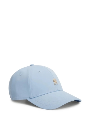Tommy Hilfiger monogram-plaque baseball cap - Blue
