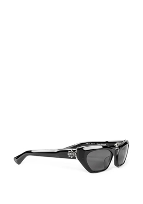 Chrome Hearts cat-eye frame sunglasses - Black
