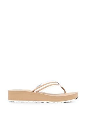 Tommy Hilfiger stripe-detail flip-flops - Neutrals
