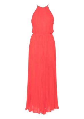 Michael Michael Kors pleat-detail wide-leg jumpsuit - Red