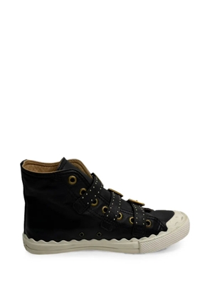 Chloé Vintage studded buckle-strap sneakers - Black