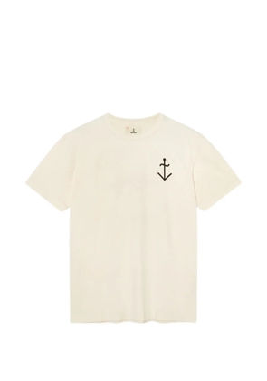 LA PAZ Guerreiro Lisboa logo-print T-shirt - Neutrals