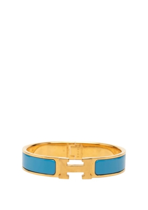 Hermès Pre-Owned 2000-2026 Narrow Enamel Clic H Bracelet PM costume bracelet - Blue