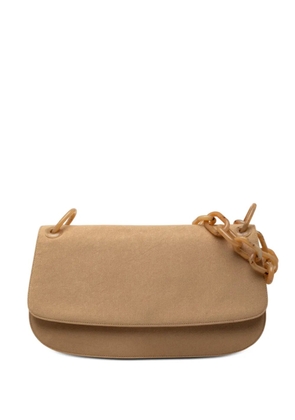 Prada Pre-Owned 2000-2013 Canvas Resin Chain shoulder bag - Brown