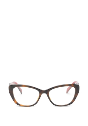 Prada Eyewear tortoiseshell-effect cat-eye glasses - Brown
