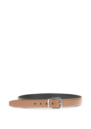 Ferragamo Gancini reversible leather belt - Neutrals