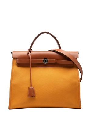 Hermès Pre-Owned 2020 Toile Herbag Zip 31 satchel - Orange