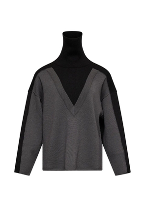 MM6 Maison Margiela colour-block wool sweater - Black