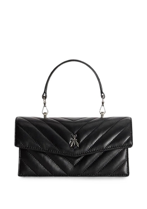 Patrizia Pepe Fly Bamby quilted shoulder bag - Black