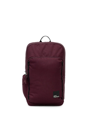 JACK WOLFSKIN Terracade logo-patch zip-fastening backpack - Purple