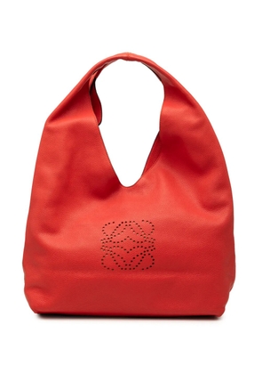 Loewe Pre-Owned 2013 Calfskin Anagram Dunas Hobo shoulder bag - Orange