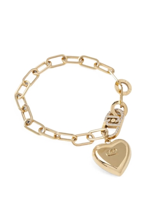 LIU JO heart-charm link-chain bracelet - Gold