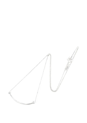 Tiffany & Co. Pre-Owned 2010s small T-smile necklace - Silver