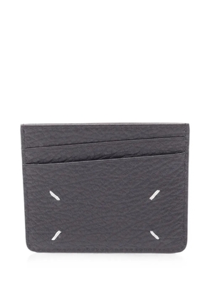 Maison Martin Margiela Pre-Owned four-stitch pebbled card case - Black