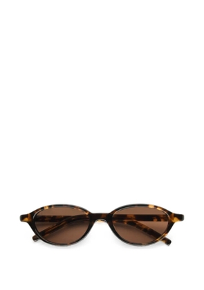 akila Alien oval-frame sunglasses - Brown