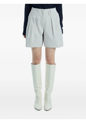 Low Classic tuck-point turn-up shorts - Grey
