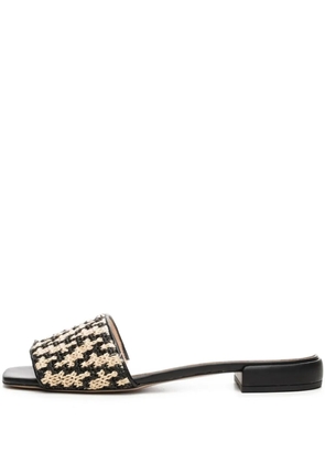 Poche Paris woven flat sandals - Neutrals