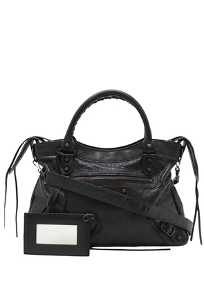 Balenciaga Pre-Owned 2005-2026 Lambskin Motocross Classic Town satchel - Black