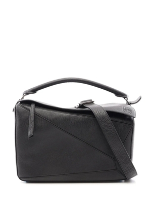 Loewe Pre-Owned 2014-2015 Large Calfskin Puzzle satchel - Black