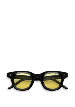 akila Apollo geometric-frame sunglasses - Black