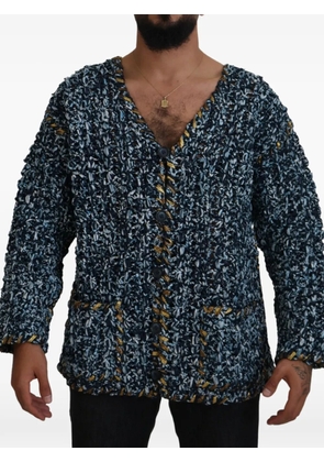 Dolce & Gabbana chunky-knit cardigan - Blue