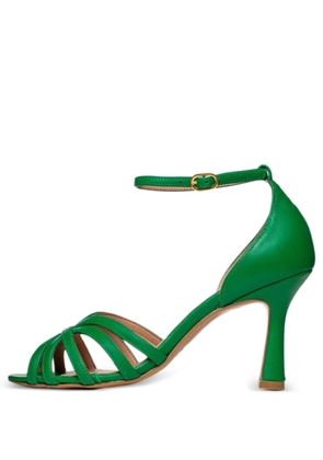 Poche Paris ankle-strap criss-cross sandals - Green