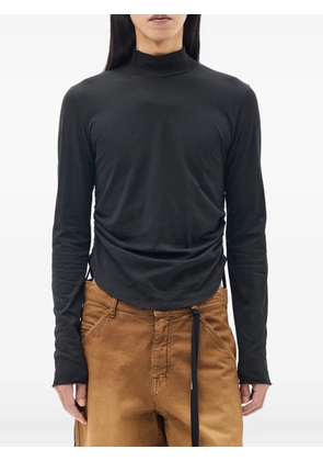 Ann Demeulemeester Lenart mock-neck T-shirt - Black