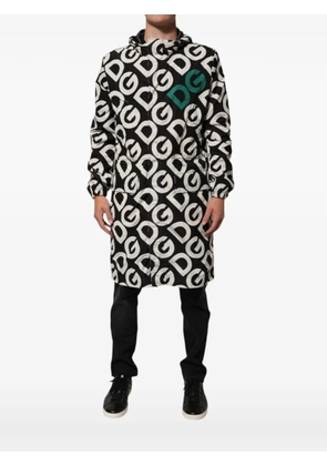 Dolce & Gabbana DG logo-print hoodie jacket - Black