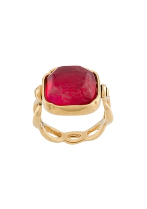 Goossens Cabochons squared ring - Gold