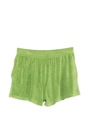 A.M.G. terry-cloth shorts - Green