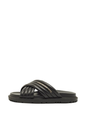 Christian Dior Pre-Owned D-Cross crossover slides - Black