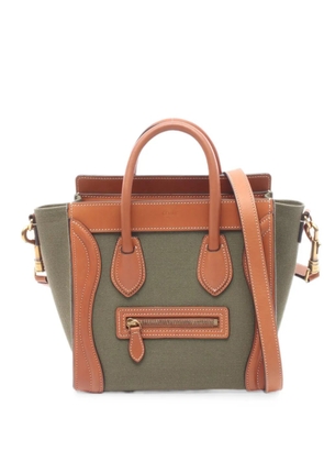 Celine Pre-Owned 2010s Luggage Nano handbag - Green