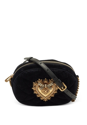 Dolce & Gabbana Pre-Owned Devotion matelassé crossbody bag - Black