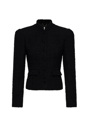 Magda Butrym bouclé single-breasted blazer - Black