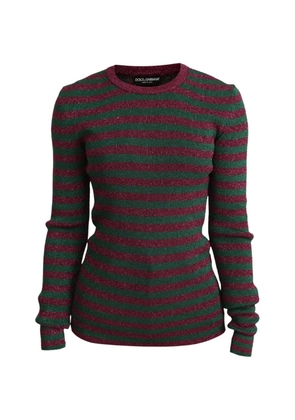 Dolce & Gabbana striped sweater - Red