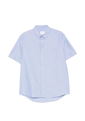 A.P.C. button-down collar short-sleeve shirt - Blue