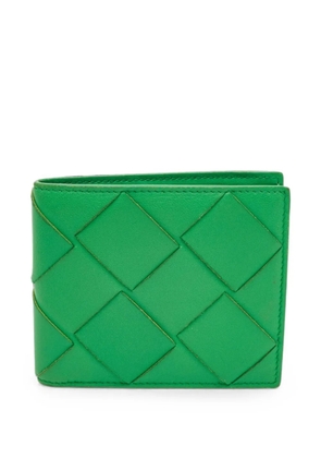 Bottega Veneta Pre-Owned Intrecciato bifold wallet - Green