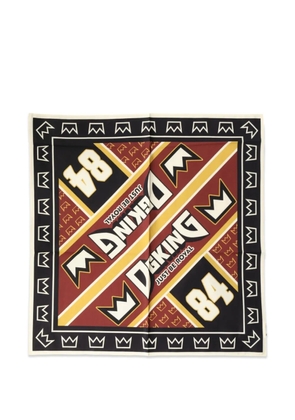 Dolce & Gabbana DG King square scarf - Red