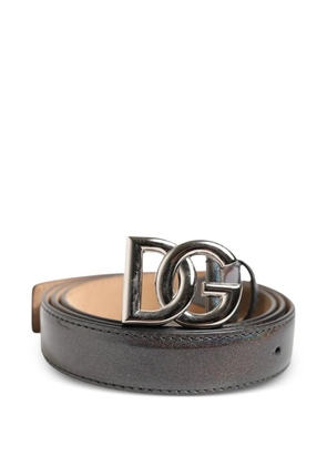 Dolce & Gabbana DG logo-buckle belt - Grey