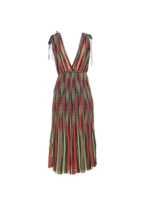 Missoni Pre-Owned knit midi dress - Orange