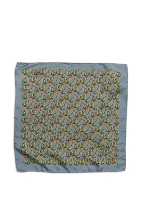 Dolce & Gabbana cactus-print pocket square - Blue