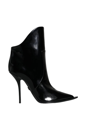 Dolce & Gabbana Cardinale patent leather pointed-toe ankle boots - Black