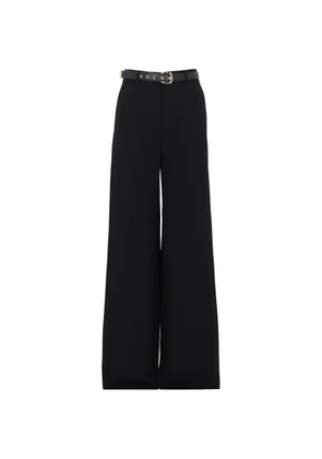 Max Mara belted wide-leg trousers - Black