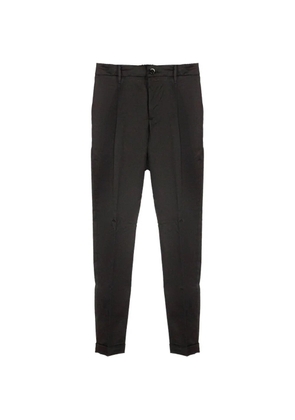 Nine In The Morning rear-elasticated tapered trousers - Black