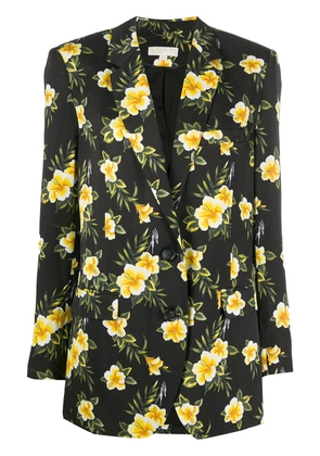 Michael Michael Kors floral single-breasted blazer - Black