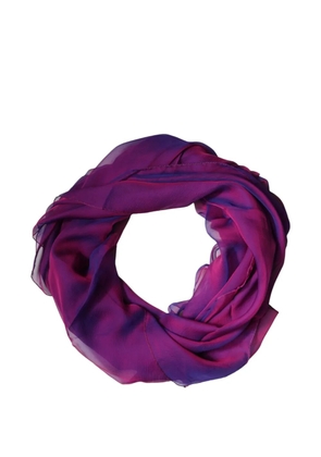 Dolce & Gabbana ombre-effect silk scarf - Pink